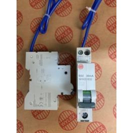 Wylex NHXS1B32 RCBO, SP&N Single Module B Curve, Size: 32A 30mA ...