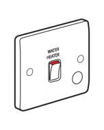 Legrand Synergy 730114 Double Pole Switch, Marked Water Heater FO 20A 250V White