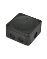 Wiska 10060580 Combi 308/5 Junction Box Inc. 5 Pole, IP67, 32A Black Polypropylene