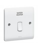 Legrand Synergy 730112 Double Pole Switch, DP Marked Water Heater c/w Neon 20A 250V White