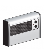 Dimplex WFC3NS Wall Fan Convector Heater 3kW Satin Silver