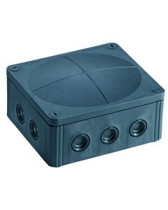 Wiska 10101460 COMBI 1210 BK  160MM x 140MM x 81MM Junction Box - Buy online from Sparkshop