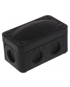 Wiska 10109571 COMBI® 206 BK Junction Box 85x49x51mm, Plastic, RAL 9005 - Buy online or in store from John Cribb & Sons Ltd 