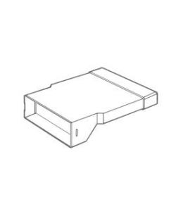 Manrose 1572 Extended Horizontal Airbrick - For 225mm to 300mm System, Fits Direct to Flat Channel