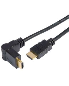 HDMI folding lead 1m, gold plated