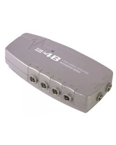 SLx 4-Way TV Signal Booster - 4G Compatible