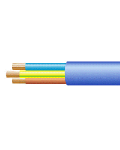 1.5mm² 3183AG PVC Insulated & Sheathed Flexible Cords - Arctic Grade 3 Core Flexible Cable, Blue