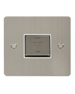 Scolmore Define FPSS520WH Ingot 10A 3 Pole Fan Isolation Switch White Insert