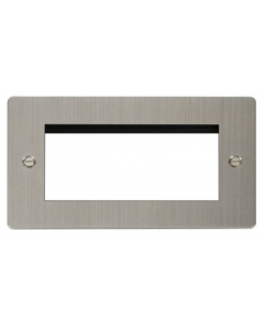 Scolmore Define FPSS312 2 Gang Quad Aperture Frontplate