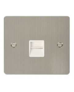 Scolmore Define FPSS125WH Telephone Secondary Single Socket White Insert