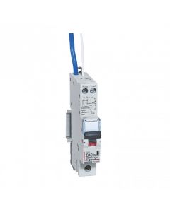 Legrand 418962 RCBO - DX³ 10000 with Blue Neutral Lead, 1P 230 V~ 40A 30 - A Type B Curve - Buy online from Sparkshop