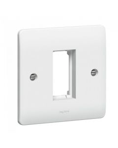 Legrand Synergy 730091 Front Plate 1G 1 Module Mosaic 86 x 86 mm White