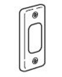 Legrand Synergy 833380 Frontplate, 1 Gang 1 Module Architrave, Polished Stainless Steel, Size: 86x36mm