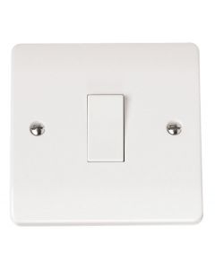 Scolmore CMA011 10AX 1 Gang 2 Way Plate Switch