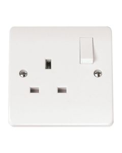Scolmore CMA035 13A 1 Gang DP Switched Socket