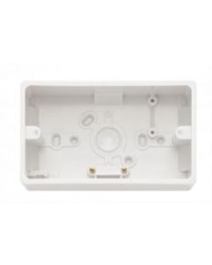 Contactum 1045 Double Surface Box 37mm - Moulded, White