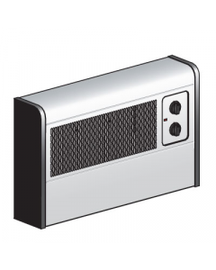 Dimplex WFC3NS Wall Fan Convector Heater 3kW Satin Silver