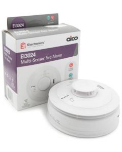 Aico EI3024 Alarm, Fire Multi-Sensor Mains, 10Yr Lithium Back-up Easi-fit Base