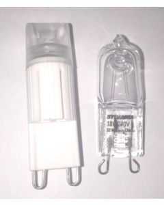 ELG927 2.5W G9 190lm 2700K Dimmable LED Capsule (next to an ordinary G9 lamp)