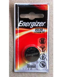 Energizer CR2032 3V Lithium button cell battery