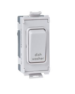 Schneider GUG20DPDWW Ultimate 2 Pole 1 Gang Switch Module (Dish Washer)