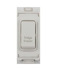 Schneider GUG20DPFFZW Ultimate 2 Pole 1 Way Grid System Switch Module (Fridge/Freezer)