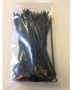Kompress KCT160-4.8BL Cable Ties 160 x 4.8mm Pack of 100 Black