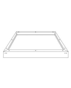 Kosnic KPTPNL/SMT-WHT0606 Surface mount kit for 595x595 panel, White 