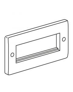 Legrand Synergy 730100 2 Gang 4 Euro Module Front Plate