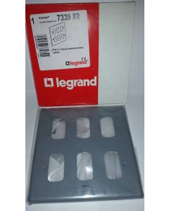 Legrand Synergy 733982 6G Metalclad Grid Plate