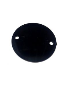 Mita LID1B Circular Box Lid for Rigid Conduit Junction Boxes 65mm Black