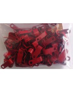 Metal P clips for Fireproof cable for 2.5mm 3c Red (pack of 100)