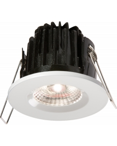ML Accessories VFRCOBCW IP65 7W LED 4000K Cool White Downlight with White Round Bezel