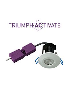 Robus RATR8P03038-01 Triumpth Activate™ 8W 38Deg LED Downlights 3000K IP65 Dimmable