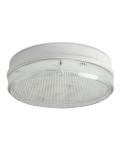 Robus RC282DEP-01 COMPACT 28W 2D Emergency Surface Fitting (Prismatic diffuser, White Base)