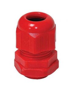 Wiska 10100614 GLP20+ red Cable gland with lock nut, polyamide
