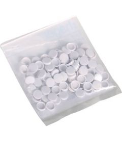 Hager Sollysta SCREWCOVER Cover, Screw Push Fit Pack of 100