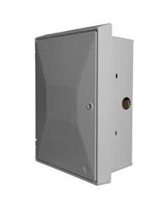 Recessed UK Standard Electrical Meter Box - suitable for a single phase domestic electric meter