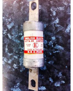 English Electric TB15 15 amp HRC fuse (Old/Obsolete)